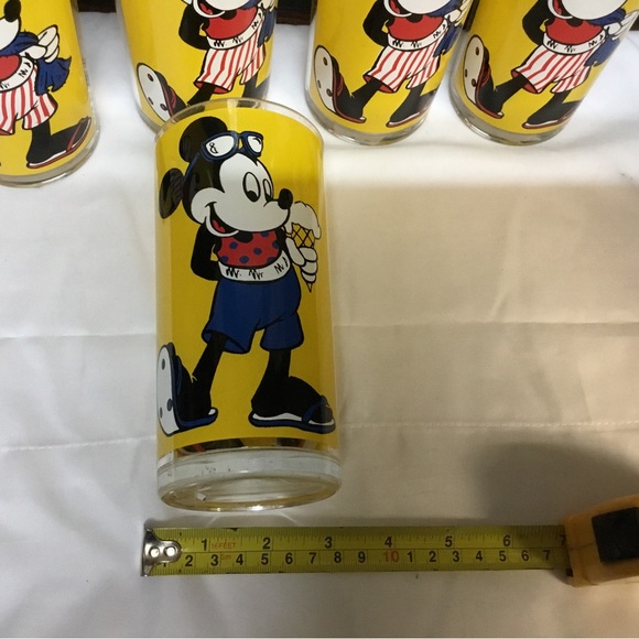 Walt Disney Co. Stotter Acrylic Mickey Mouse Drinking Glasses. Used as display - Picture 6 of 8